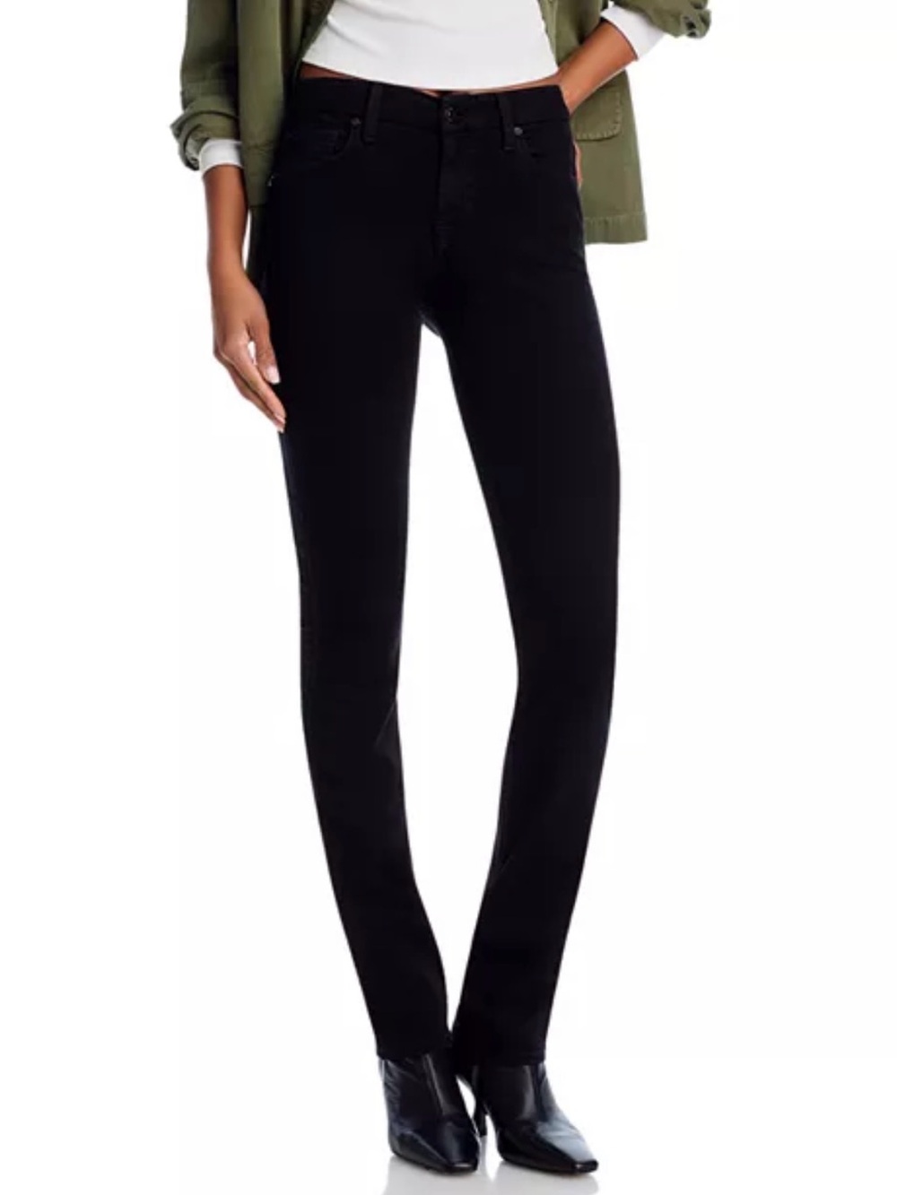 7 For All Mankind Women's Skinny Jeans - Black